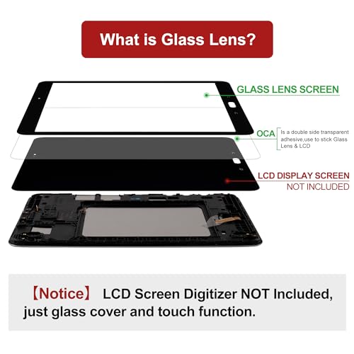 Écran tactile de remplacement pour tablette Contixo V8 avec outils - 5