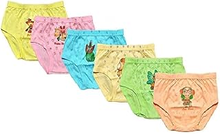 Baba & Baby Girls Cotton Brief Panty Innerwear Pack of 6 Pc Price In India