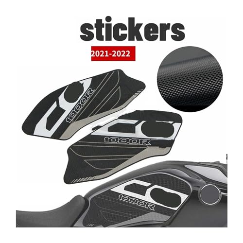 Side tank pad protector CB1000R stickers de protection noir - 2