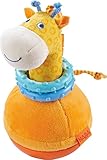 haba schaukelzelt Die Stehauffigur Giraffe ist ein niedliches Babyspielzeug für kleine Entdecker ab 6 Monaten