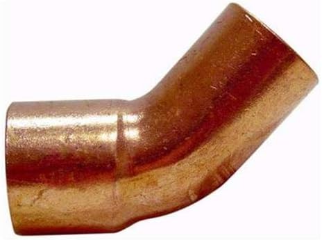 HVAC Wrot Copper Street 45 Degree Elbow, 7/8 in. x 7/8 in. OD, 3/4 in Nominal, FTG x C - W03334