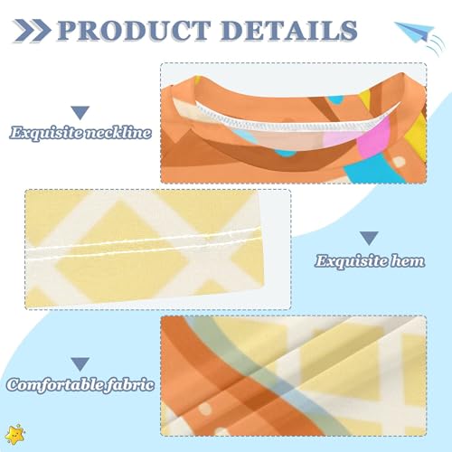 Cute Ice Cream Brown Kids Bathing Suit Sun Protection Tshirts Swimwear Beach Tops 3T3