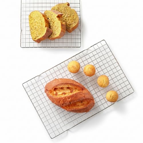 VRUIFA 2PCS Cooling Racks for Cooking and Baking, Stainless Steel...