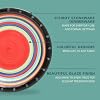 Gibson Home Festival Rings 16-Piece Stoneware Dinnerware Set Colorful Hand-Painted Plates, Bowls & Mugs, Service for 4, Dishwasher & Microwave Safe Vibrant Tableware
