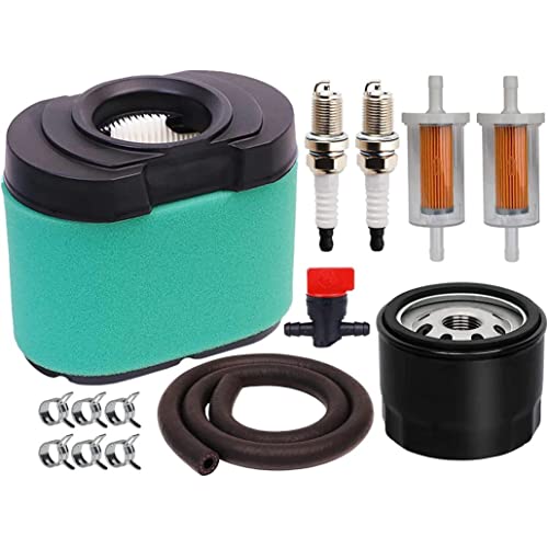 792105 Filtre à air, filtre à air durable MIU11515 avec filtre à huile, moteur série Extended Life 407777 445877 GY21057 Filtre à air for tondeuse à gazon D160 D170 Z425 LA165, avec filtre à huile Cover