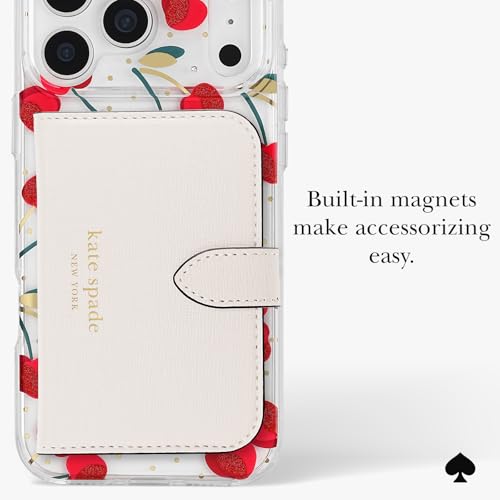 Image of kate spade new york iPhone 17 Pro Max Case - Compatible with MagSafe - Designer Phone Case - Cherry Dot Gems