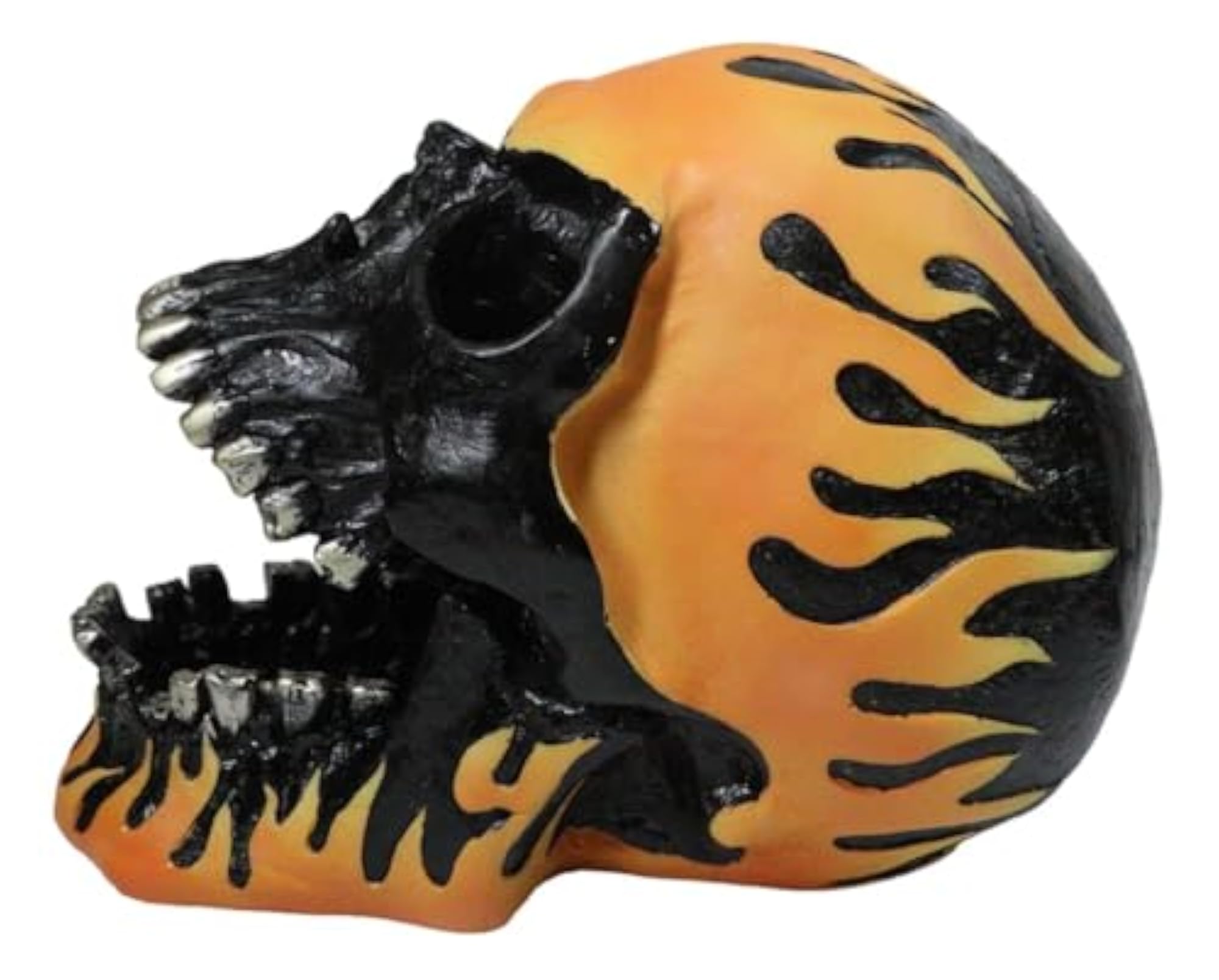 Ghost Hell Biker Skull Cigarette Ashtray Figurine, Gift