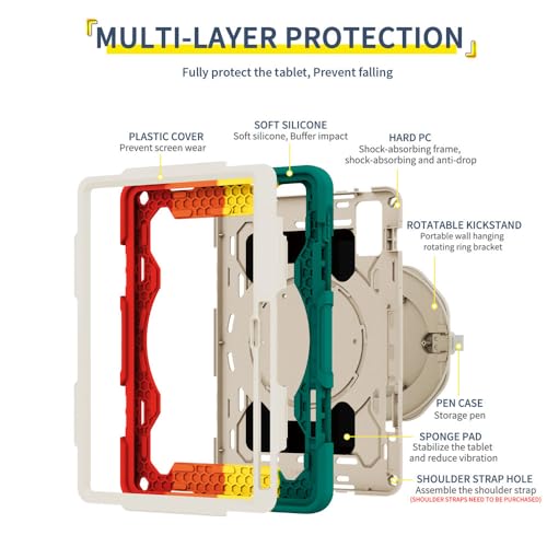 Support rotatif Xiaomi Pad 5 Pro 12.4 coque antichoc pour usage nomade - 5