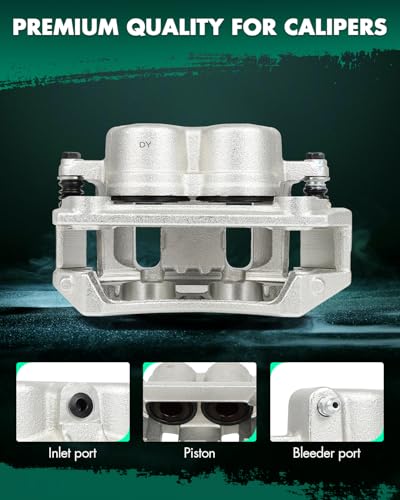 Image of SCITOO 18B4635 Front Left Disc Brake Caliper Assembly w /Bracket For Ford For F-150 1996-2003,For Ford For F-150 Heritage 2004,For Ford For Lobo 1997-1998 2000-2001