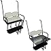 Performance Plus Carts Yamaha G14-G22 Golf Cart Rear Flip Back Seat Kit - Factory Ivory