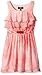 Amy Byer Girls' Tye Dye Gauze Ruffle Front Dress