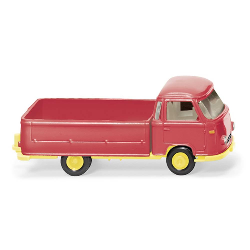 Wiking 027004 Borgward Flatbed Trolley Rose Miniature Model 1:87 Not a Toy, Multicolor