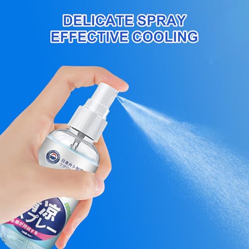 Bexdug Spray Refrescante - Mist Corporal Refrescante Y Fresco 60ml,Nebulizador Portátil Anti Calor para Viajes, Climas Cálidos y Suministros de Verano - imagen 7