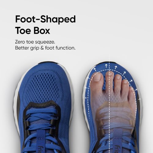 Image of Frido Active Walking Shoes for Men & Women | Lightweight Breathable Mesh Upper | Zero-Drop Sole with Wide Toe Box for Natural Movement | Cushioned Comfort Lace-Up Sneakers