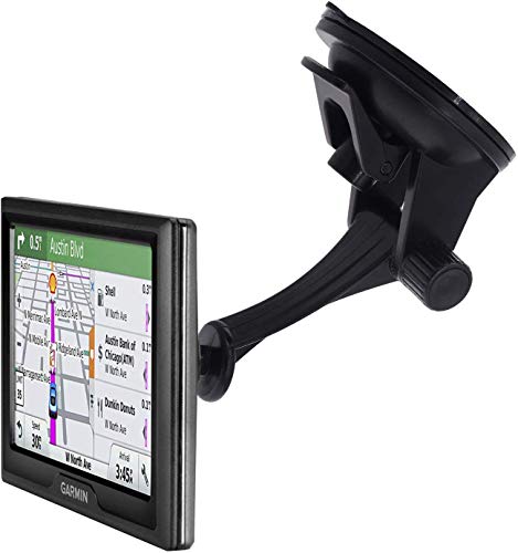 Isaddle For Garmin Gps Holder - Gps Vehicle Mounts Windshield/Dashboard Suction Holder With 3-Inch Arm For Garmin Nuvi Drive Drivesmart Dezl Zumo Driveassist Driveluxe Streetpilot Rv Gps Navigator #TOP5