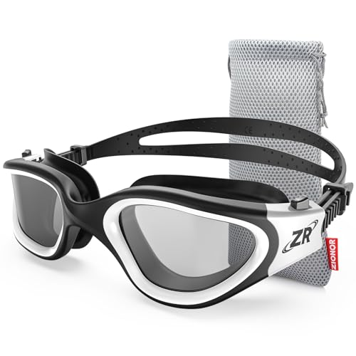 Image of ZIONOR Swim Goggles, Upgraded G1 Polarized Swimming Goggles Anti-Fog for Adult Men Women