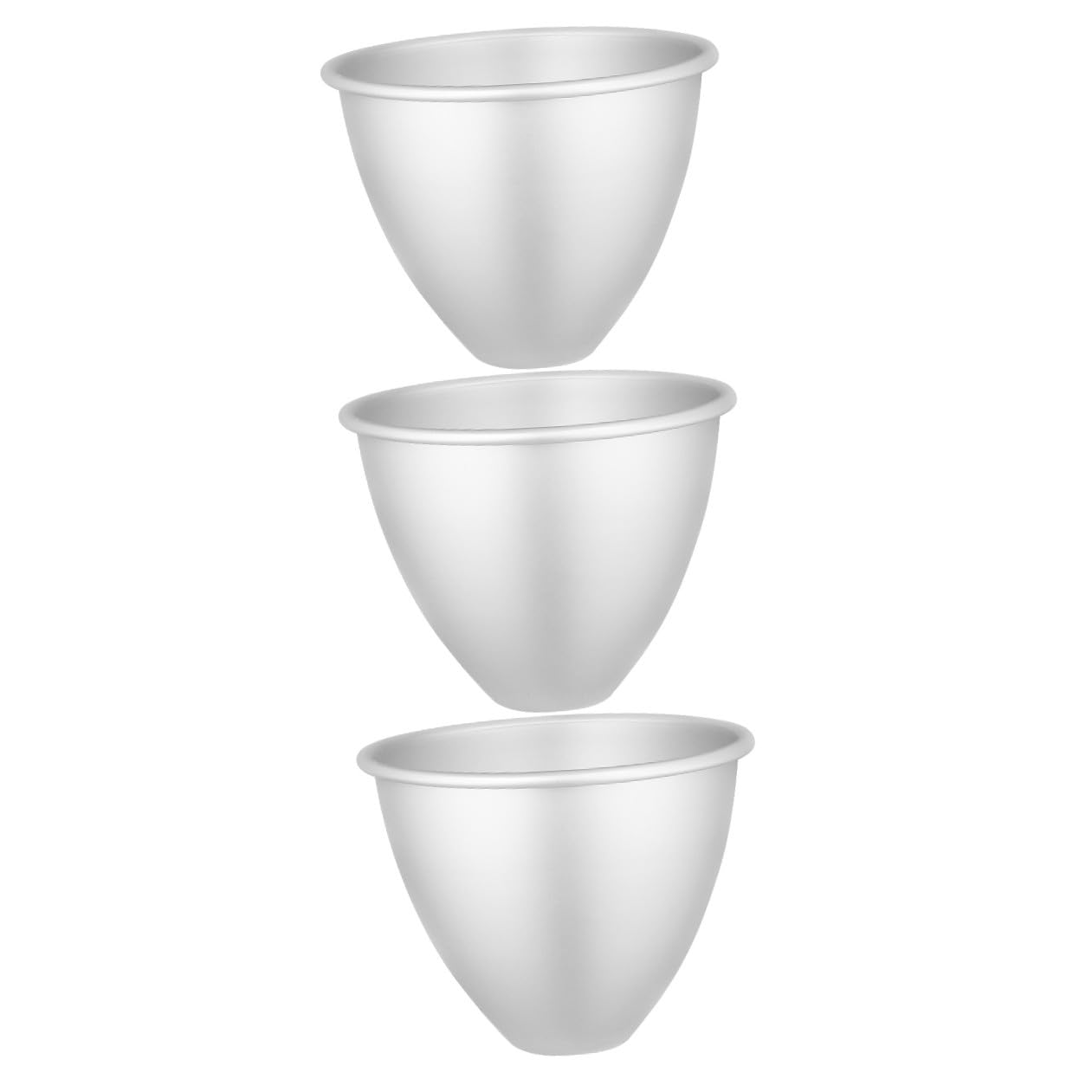 Abaodam 3pièces Moule à Gâteau à Fond Fixe Outil De Pâtisserie Antiadhésif Pour Gâteau Chiffon Cheesecake Et Mousse Accessoire De Cuisine Pratique Pour Amateurs De Pâtisserie