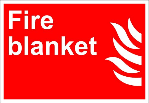 fire blanket fire oshaansi label decal sticker sticks to any surface 10x7