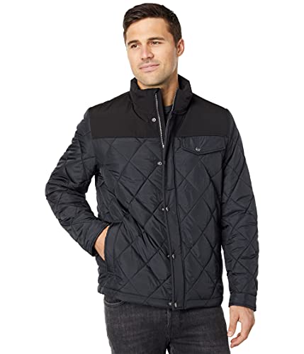 Image of Cole Haan Men's 28 inch Tonal Mix Media Diamond With Faux Sherpa Lining