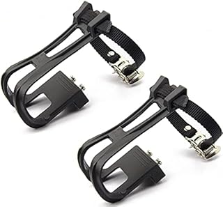 Leadrise1 Pair Nylon Cycling MTB Road Mountain Bike Bicycle Pedal Toe Clip Strap Belts