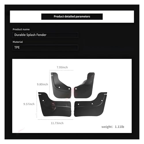 Garde-boue arrière Tesla Model Y 2025 finition premium noir - 7