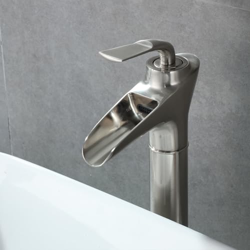 Robinet cascade pour vasque haute résolvant les éclaboussures - 7