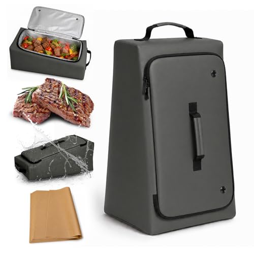 Image of BBQ Blanket for Resting Meat, 270 Opening Leak-Proof Insulated Meat Resting Bag with Butcher Paper, BBQ Brisket Blanket for Pork Shoulder /Steak /Turkey, Smoker Grilling Accessories Gifts for Men /Dad