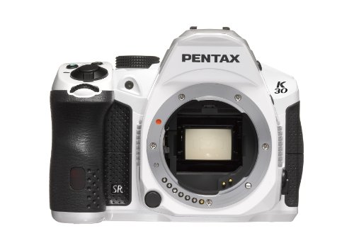 Pentax K-30 Gehäuse SLR-Digitalkamera (16 Megapixel, 7,6 cm (3 Zoll) Display, Wetterfest, Full-HD, Prismensucher) weiß