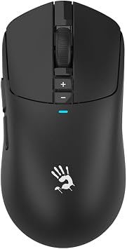 Bloody R72 Ultra Wireless Gaming Mouse 20000 CPI Optical Sensor 1ms Low Latency Dual Mode USB and Wireless - Black