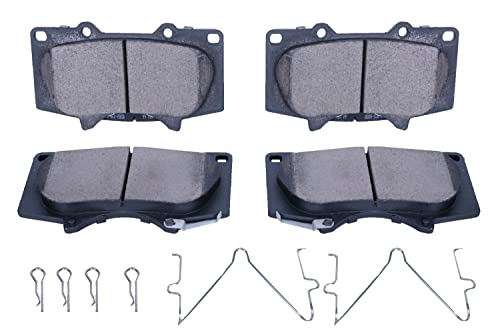 Image of Front Rear Brakes Pad Automotive Premium Ceramic Disc Brake Pads Set Vehicle Replacement Part for Lexus Infiniti Nissan Dodge Attitude Hyundai Accent D976-C