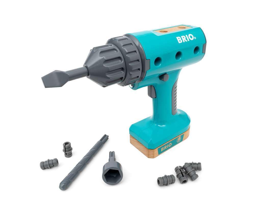 BRIO Builder - Tournevis sans Fil Builder 34600 - Jouet de Construction favorisant Le développement pour Les Enfants de 3 Ans et Plus