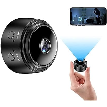 VTI Wifi HD Mini Hidden Magnet Spy Wireless Nanny Camera | Remote Live Viewing | Night Vision with Motion Detection | Audio Video Recorder for Home/Office