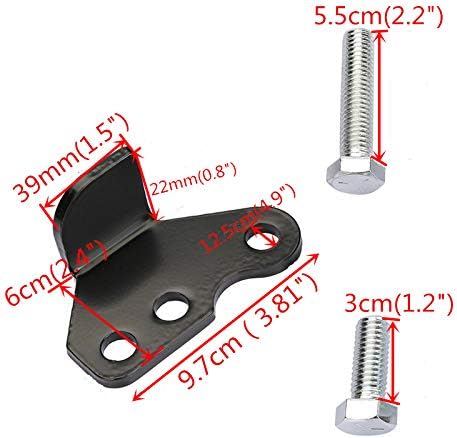 Black Motorcycle 1"-2" Descent Drop Kit for Harley 1993-2001 Touring Electra Glide FLHX Ultra Glide FLHT Road Glide FLHR FLTR FL Model