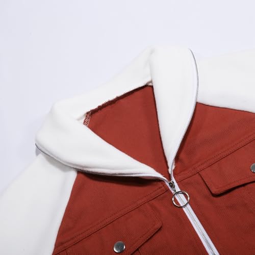 Veste en denim patchwork pour femmes solution mode automne confortable