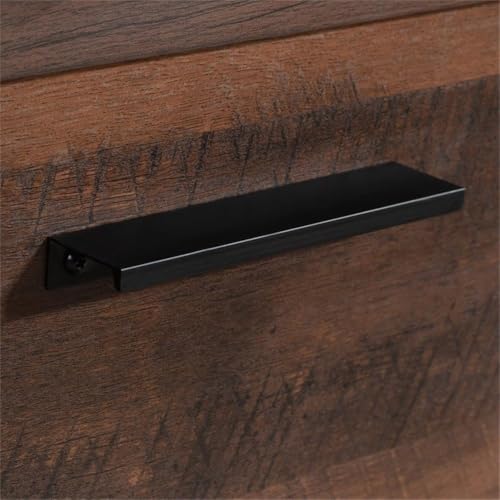 Sauder 430074 Carell Furniture Engineered Wood And Metal Office Credenza In Barrel Oak thumb #7