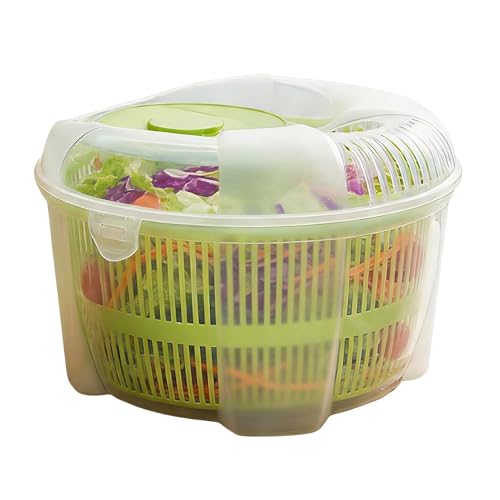 Girador de verduras – Tazón de lavado | Seca y escurre lechuga vegetales colador de alimentos | para filtro de relleno de albóndigas, cocina, fresco, fresco, fresco, , aderezo, alimentos