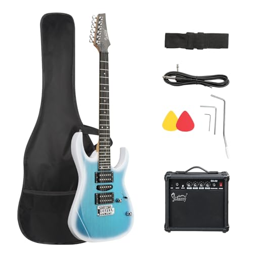 GLARRY 39 Electric Guitar Kit with Amp & Accessories
