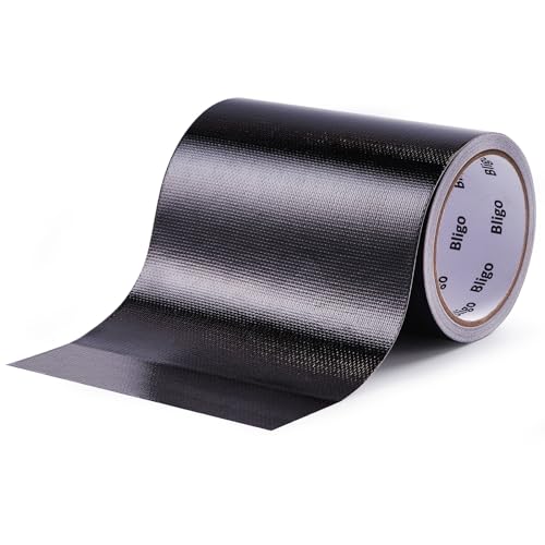 Heavy Duty Waterproof Repair Tape 6 Inch x 25 FT for RV Awning Tent Tarp Sail and Boat Cover Outdoor Fabric Repair Patch UVproof Multipurpose Black