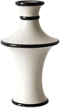Flower Vase Vintage Color Block Ceramic Vase Hydroponic Flower Vessel for Living Room Entryway Decor Home DecorLarge