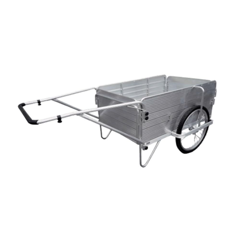 Amazon | アルミス アルミ製折りたたみ式リヤカー AOKC-200N | 台車