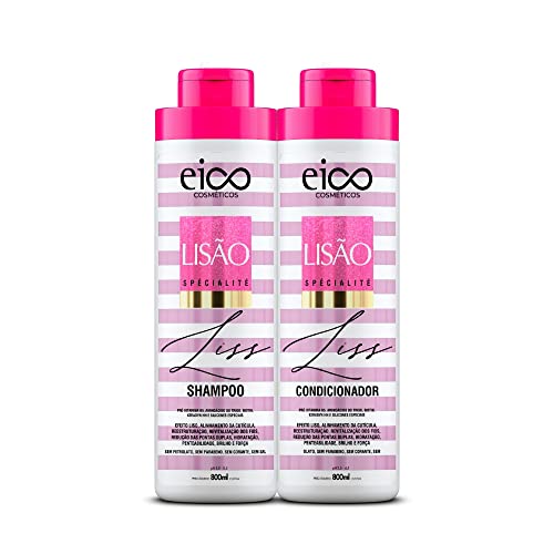 Kit Eico Lisão (Shampoo800Mlecondicionador800Ml), Eico