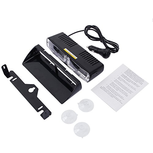 Led Emergency Warning Light Xtauto 16 Led High Intensity Windshield Hazard Warning Flashing Strobe Law Enforcement Interior Roof Dash Windshield Lamp Lights With Suction Cups For Car Truck Green #TOP4