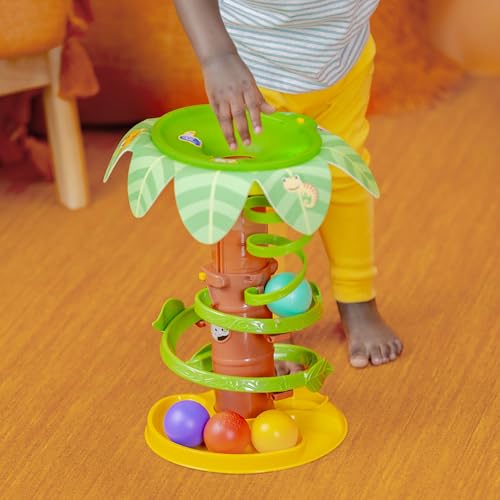 Bright Starts Tropical Twirl 2-in-1 Ballturm mit Lichtern & Musik, 5 Bälle inklusive, Unisex, 6 Monate+ – Ansicht 9
