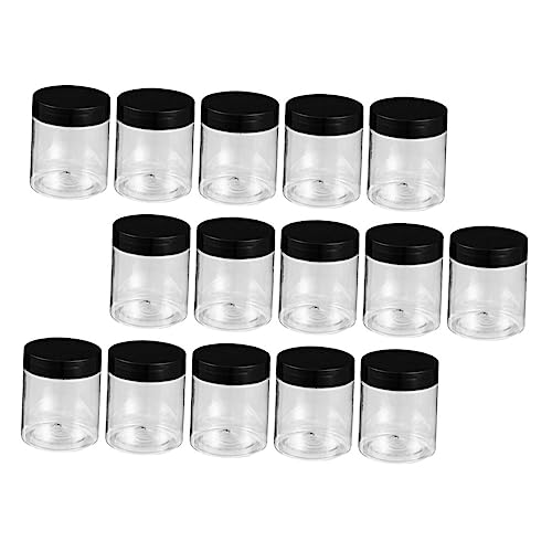 FOMIYES 15 Piezas Botella De Tapa Caso De Tarro De Maquillaje Contenedores Frascos Con Tapas Envase Tarro De Muestra De Maquillaje Bote Vacio Para Cremas Tazón De Azúcar La Mascota