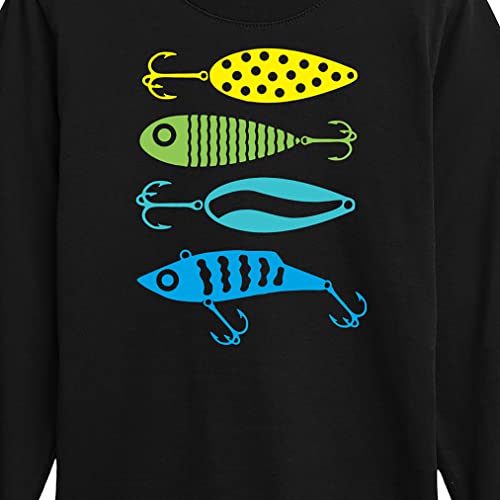 Instant Message - Fishing Lures - Toddler and Youth Long Sleeve Graphic T-Shirt3