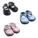 Fully 3 Coppie Scarpe per Bambole in Pelle PU Adatte per Bambole da 18 Pollici
