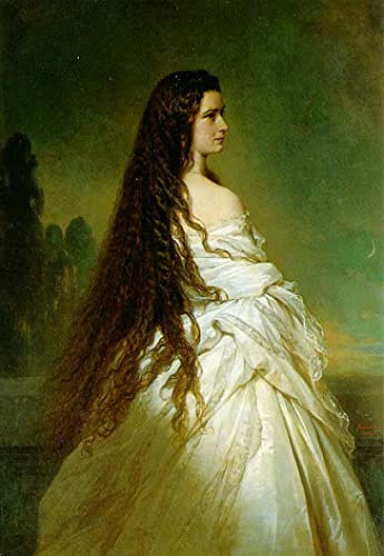 Affiche Elisabeth Impératrice d'Autriche pour Salon Élégant 60x90