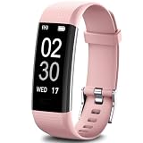Runlio Fitness Tracker with Heart Rate Monitor,Sleep Monitor with 14 Sports Mode,Activity Tracker with Step,Calories Counter,IP67Waterproof with Stopwatch Pedometer for Kids,Women Men (2026 version)