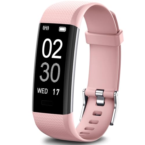 Image of Runlio Fitness Tracker with Heart Rate Monitor,Sleep Monitor with 14 Sports Mode,Activity Tracker with Step,Calories Counter,IP67Waterproof with Stopwatch Pedometer for Kids,Women Men (2026 version)
