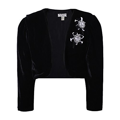 Richie House Girl's Long Style Polka Dot Dress with Cape Size 3-10Y RH15084